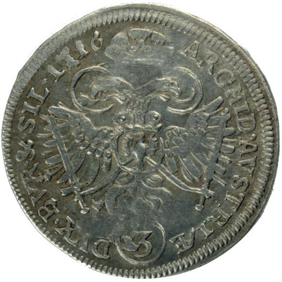 3 kreuzer 1716 Charles VI Wroclaw (2)