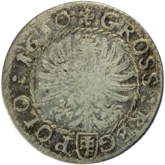 Groschen 1610 Sigismund III Vasa Krakow (2)