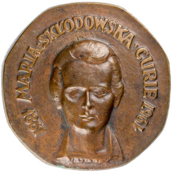 Maria Skłodowska Curie - 2 medale (3)