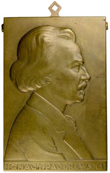 Plakieta Ignacy Paderewski 1926 (1)
