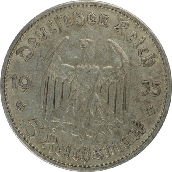 5 mark 1935 D Church in Potsdam Germany Munich (2)