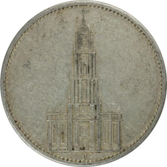 5 mark 1935 G Church in Potsdam Germany Karlsruhe (1)