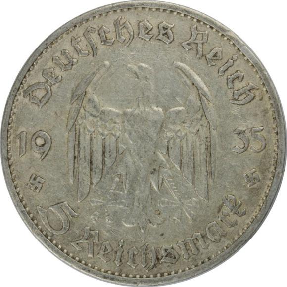 5 mark 1935 G Church in Potsdam Germany Karlsruhe (2)