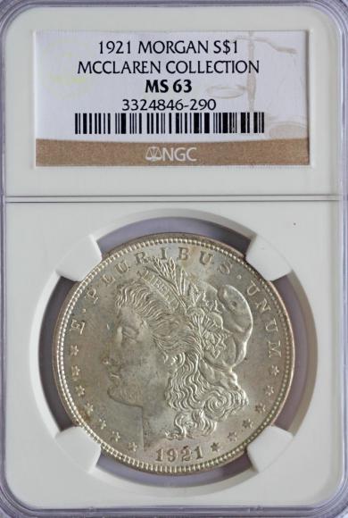 1 dolar 1921 USA grading NGC MS63 (1)