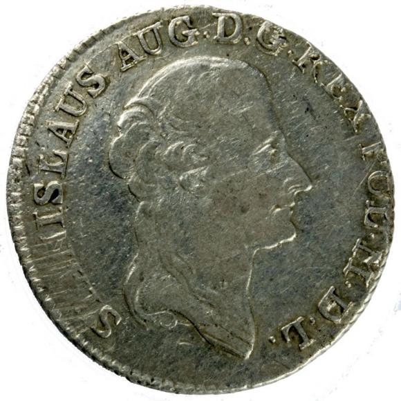 1 zloty 1787 Stanislaw August Poniatowski Warsaw (1)