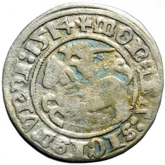 Half groschen 1514 Sigismund I the Old Vilnius (1)