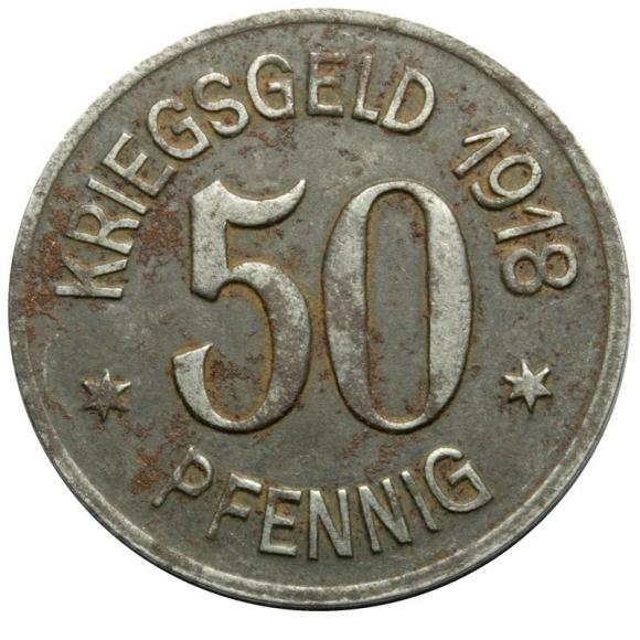 50 pfennig 1918 Raciborz Ratibor (1)