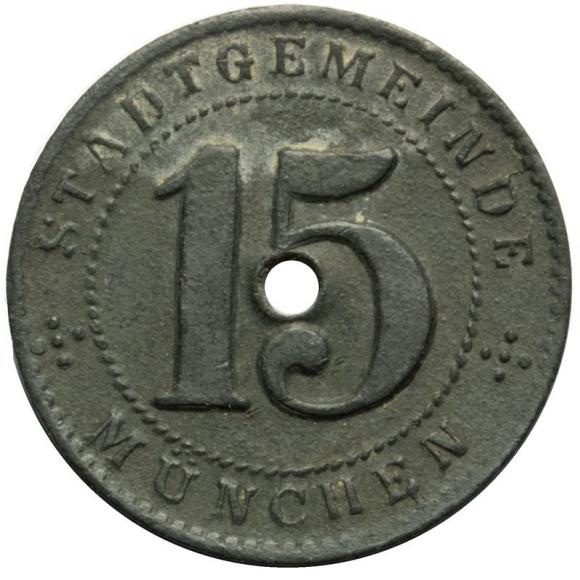 15 pfennig 1918 Munich