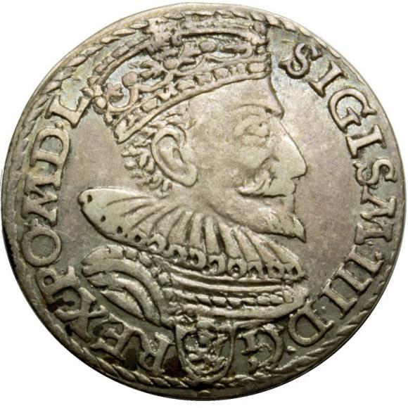 3 groschen 1593 Sigismund III Vasa Malbork (1)
