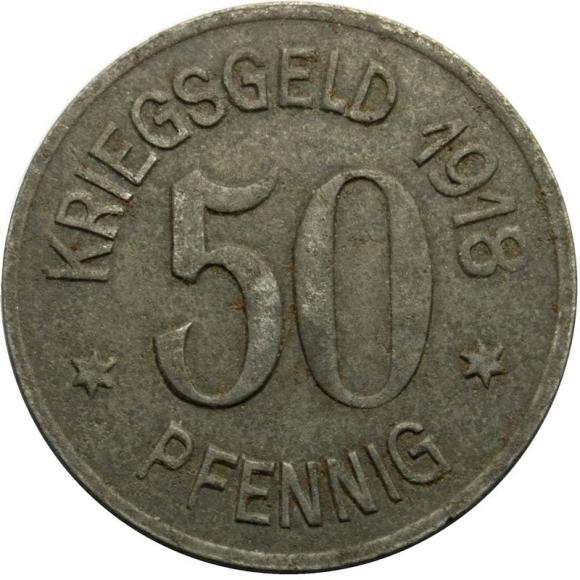 50 pfennig 1918 Raciborz Ratibor (1)