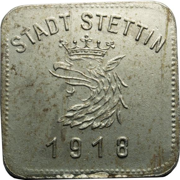 50 pfennig 1918 Szczecin Stettin