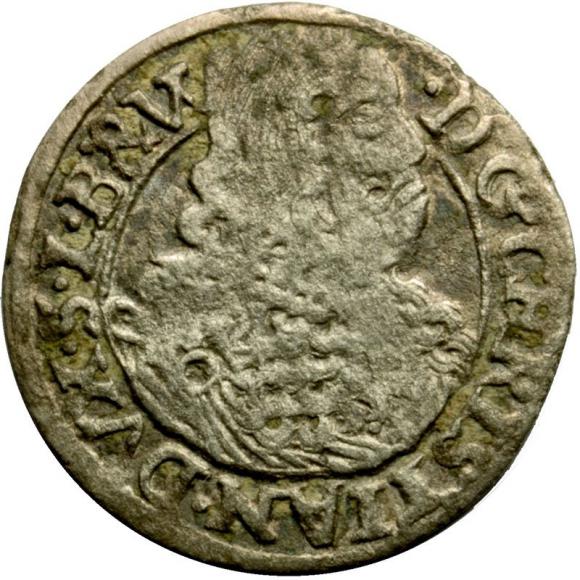 1 kreuzer 1669 Chistian Duchy of Brzeg - Legnica - Wolow Brzeg (1)