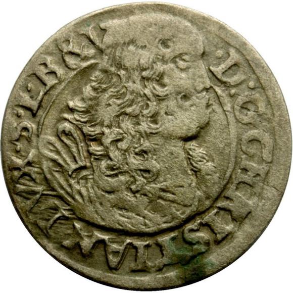 1 kreuzer 1669 Chistian Duchy of Brzeg - Legnica - Wolow Brzeg (1)