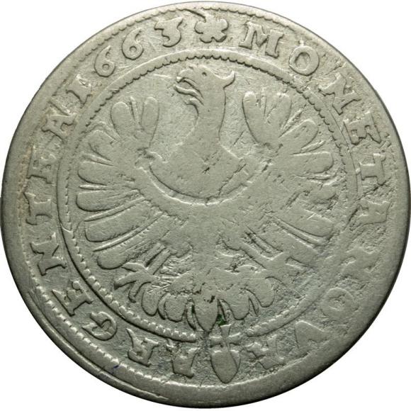 15 kreuzer 1663 Louis II of Brieg Duchy of Brzeg - Legnica - Wolow Brzeg (2)