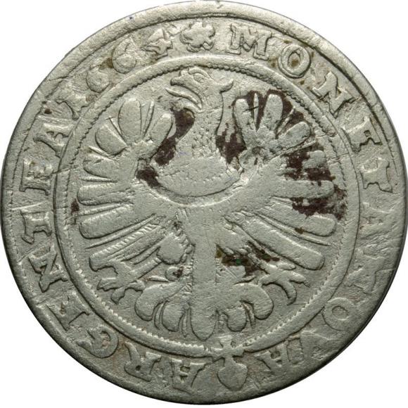 15 kreuzer 1664 Chistian Duchy of Brzeg - Legnica - Wolow Brzeg