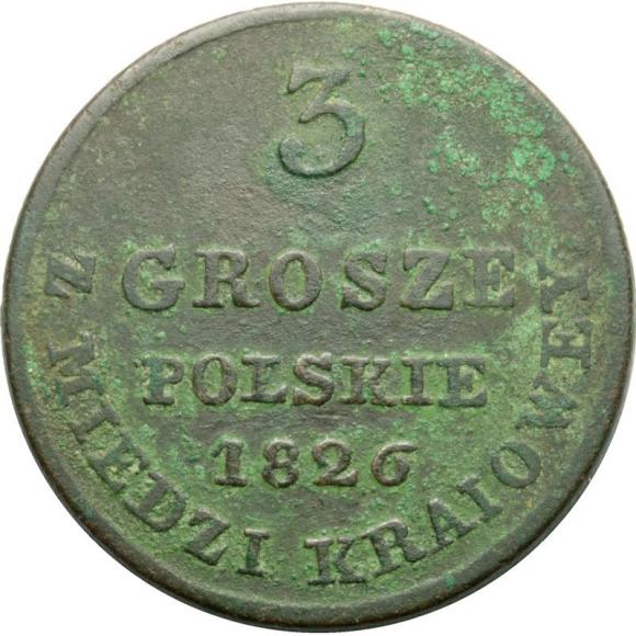 3 groschen 1826 Alexander I Polish Kingdom Warsaw (1)