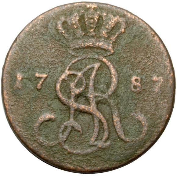 Groschen 1787 Stanislaw August Poniatowski Warsaw (1)