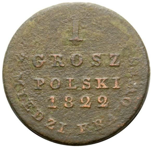 1 groschen 1822 Alexander I Polish Kingdom Warsaw (1)