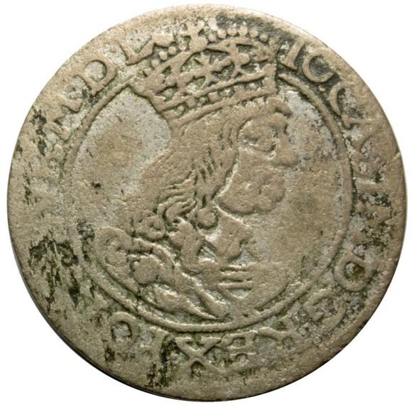 6 groschen 1662 Johann Kasimir Krakow (1)