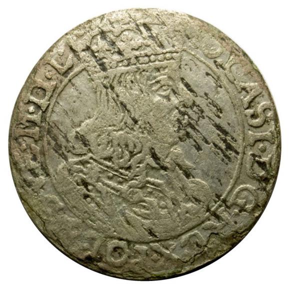 6 groschen 1663 Johann Kasimir Krakow (1)