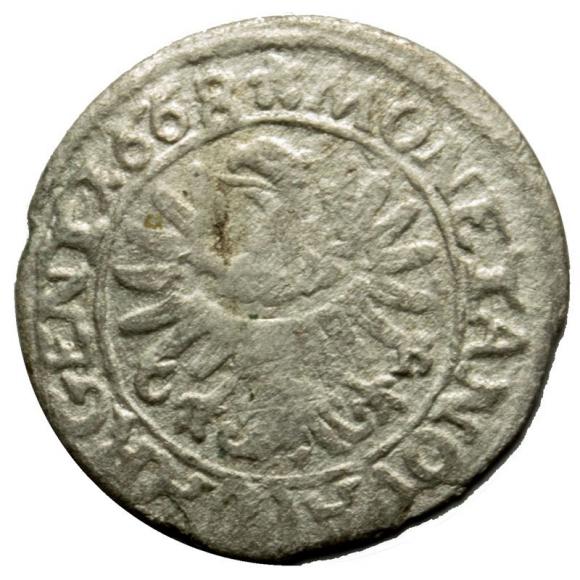1 kreuzer 1668 Christian Duchy of Brzeg - Legnica - Wolow Brzeg (2)