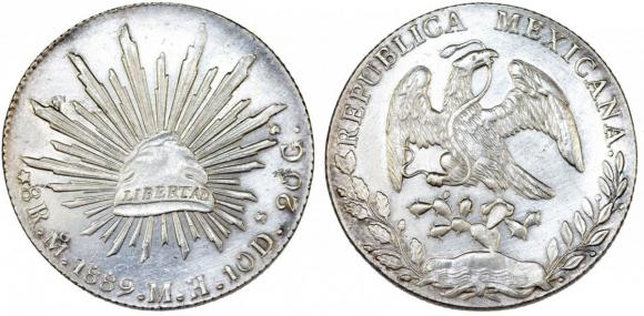 8 reali 1889 Meksyk M.o.M.H. srebro (1)