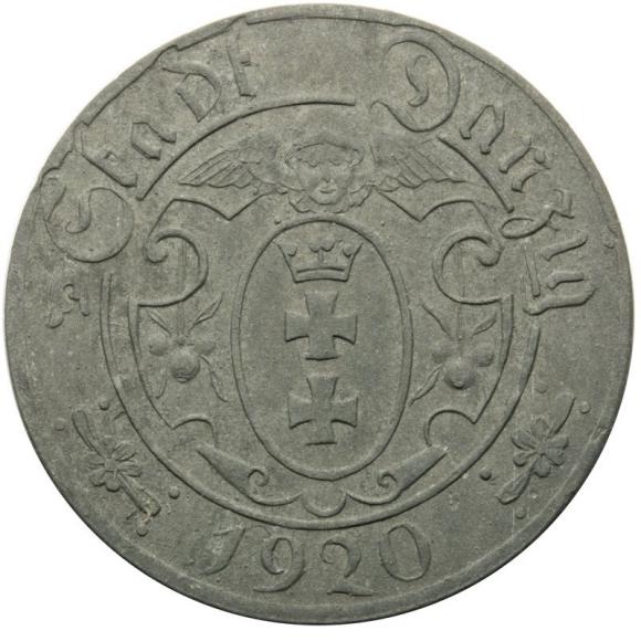 10 fenigów 1920 Gdańsk Danzig (2)
