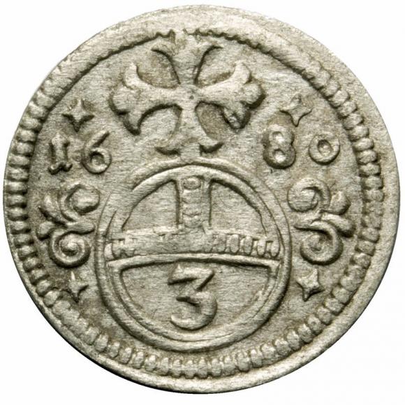 Groschel 1669 Leopold I Opole (1)