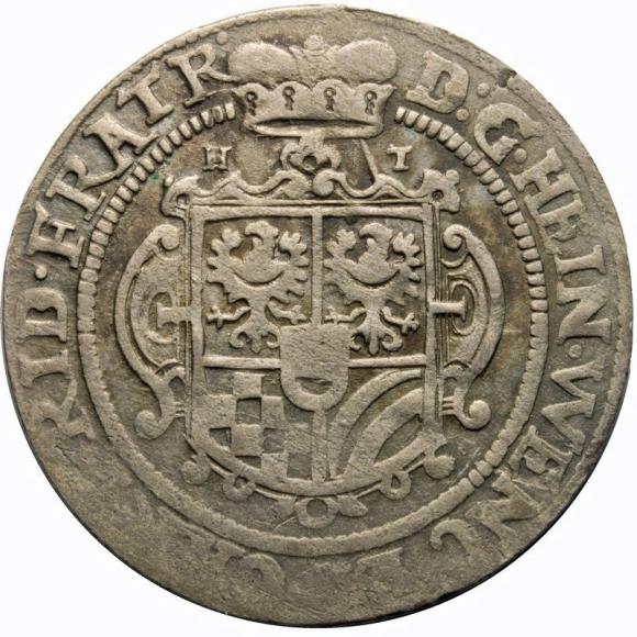 24 kreuzer 1621 Henry Wenceslaus Karl Friedrich I Duchy of Ziebice - Olesnica