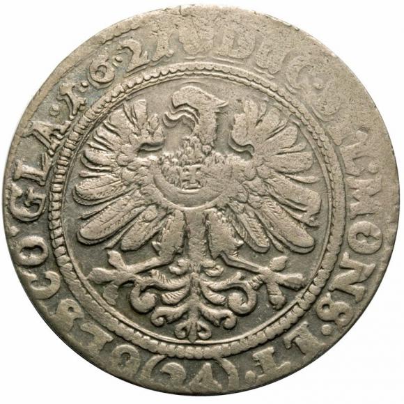24 kreuzer 1621 Henry Wenceslaus Karl Friedrich I Duchy of Ziebice - Olesnica