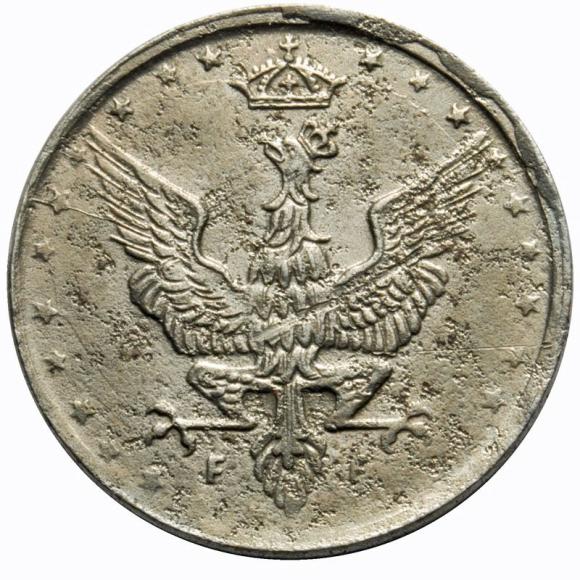 5 pfennig 1918 Polish Kingdom Stuttgart (2)