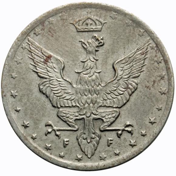 20 pfennig 1918 Polish Kingdom Stuttgart (2)