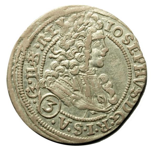 3 kreuzer 1711 Joseph I Silesia Wroclaw (1)