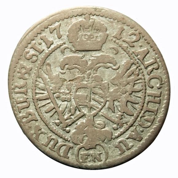 3 kreuzer 1712 Charles VI Silesia Wroclaw (2)