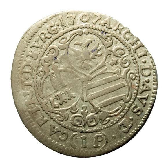 3 kreuzer 1707 Joseph I Austria Sankt Veit