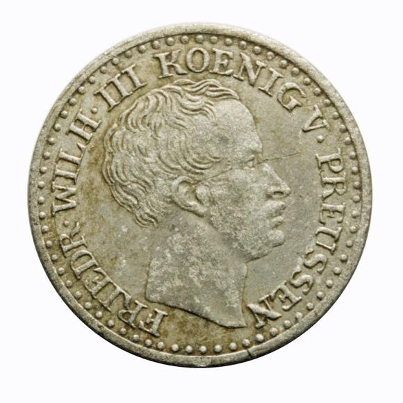 1 silber groschen 1825 Frederick William III Germany Berlin (1)