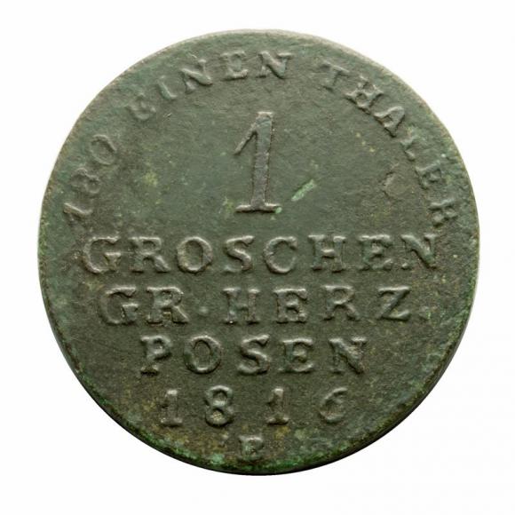 Groschen 1816 Grand Duchy of Posen Wroclaw (1)