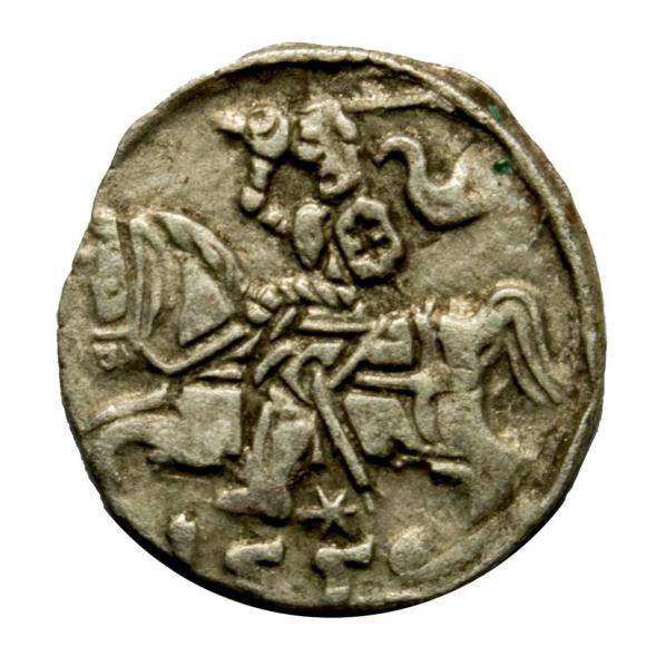 Denar 1556 Sigismund II Augustus Vilnius (1)