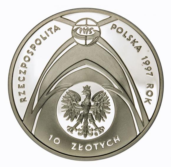 10 zl John Paul II - 46 International Eucharistic Congress 1997 (2)