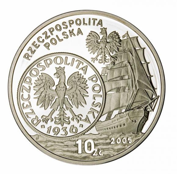 10 zl 2005 History of Zloty Ship (2)
