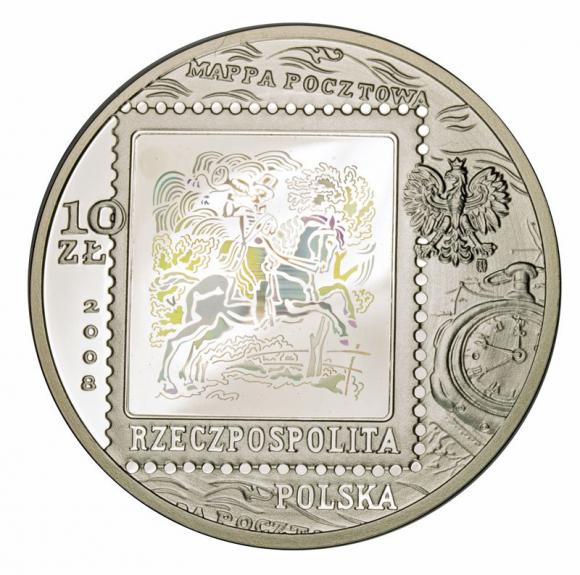 10 zl 2008 450 years of Polish Post (2)
