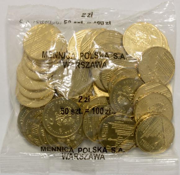 2 zl 2008 Sybirak 50 pieces Mint coin bag