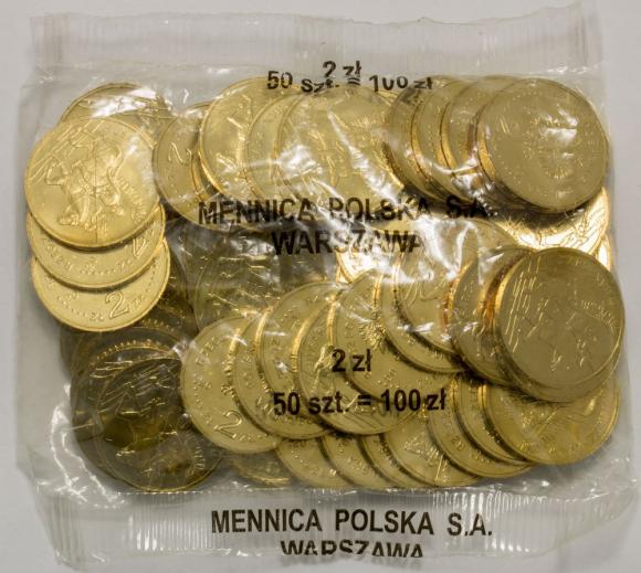 2 zl 2009 Emperor - XVII century 50 pieces Mint coin bag (1)