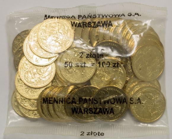 2 zl 2004 Stanislaw Wyspianski 50 pieces Mint coin bag (1)