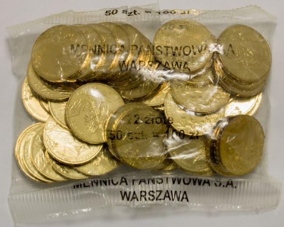 2 zl 2005 Eagle Owl 50 pieces Mint coin bag (1)