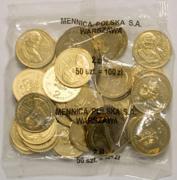 2 zl 2009 25th anniversary of the death of Father Jerzy Popieluszko 1947 - 1984 50 pieces Mint coin bag (1)