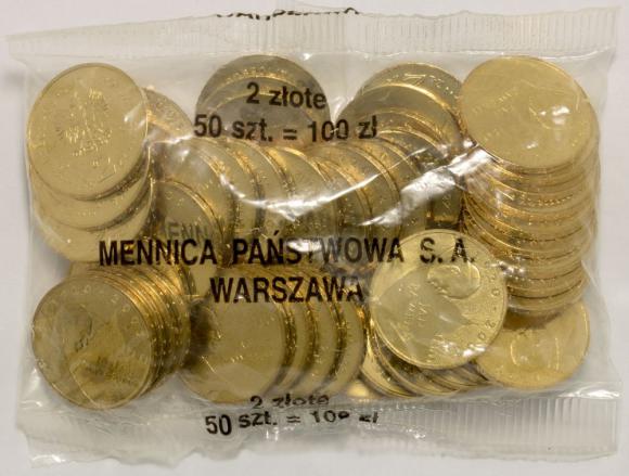 2 zl 2005 John Paul II 1920-2005 50 pieces Mint coin bag (1)