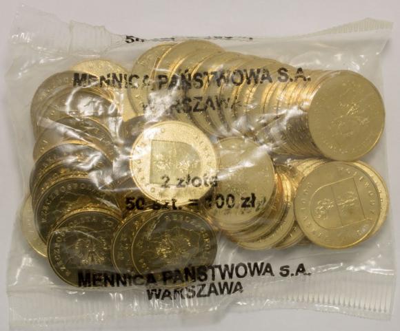 2 zl 2004 Podlaskie Voivodeship 50 pieces Mint coin bag