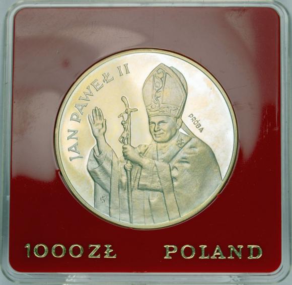 1000 zl 1982 John Paul II probe (1)