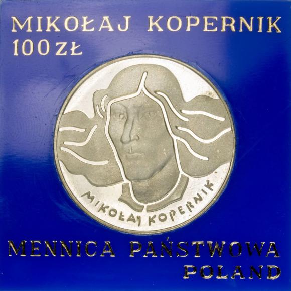 100 zl 1974 Mikolaj Kopernik silver